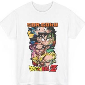 Dragon Ball Z Unisex Heavy Cotton Tee, Anime Fan Gift, Geeky Shirt